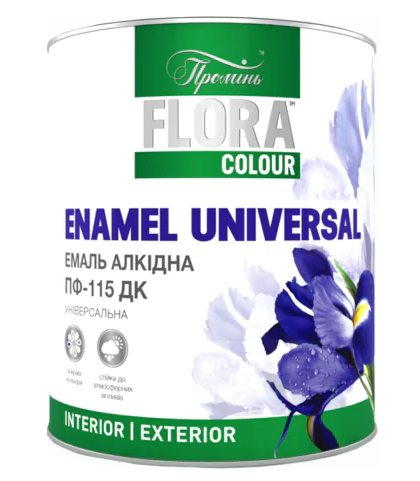 Емаль алкідна «Flora Colour» ПФ-115 світло-зелена 2.8 кг